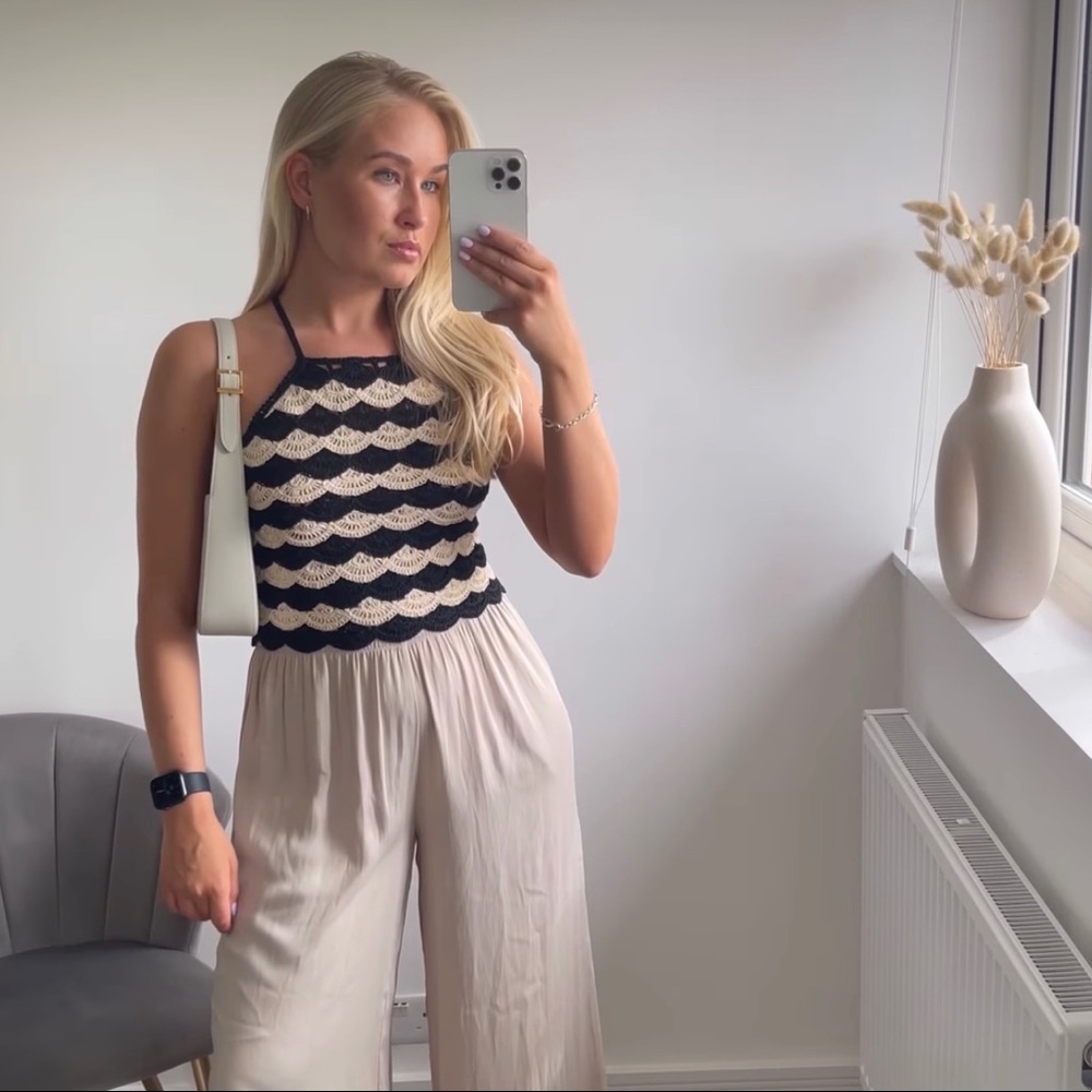 CROCHET KNIT TOP || ZARA || YKCLOSET